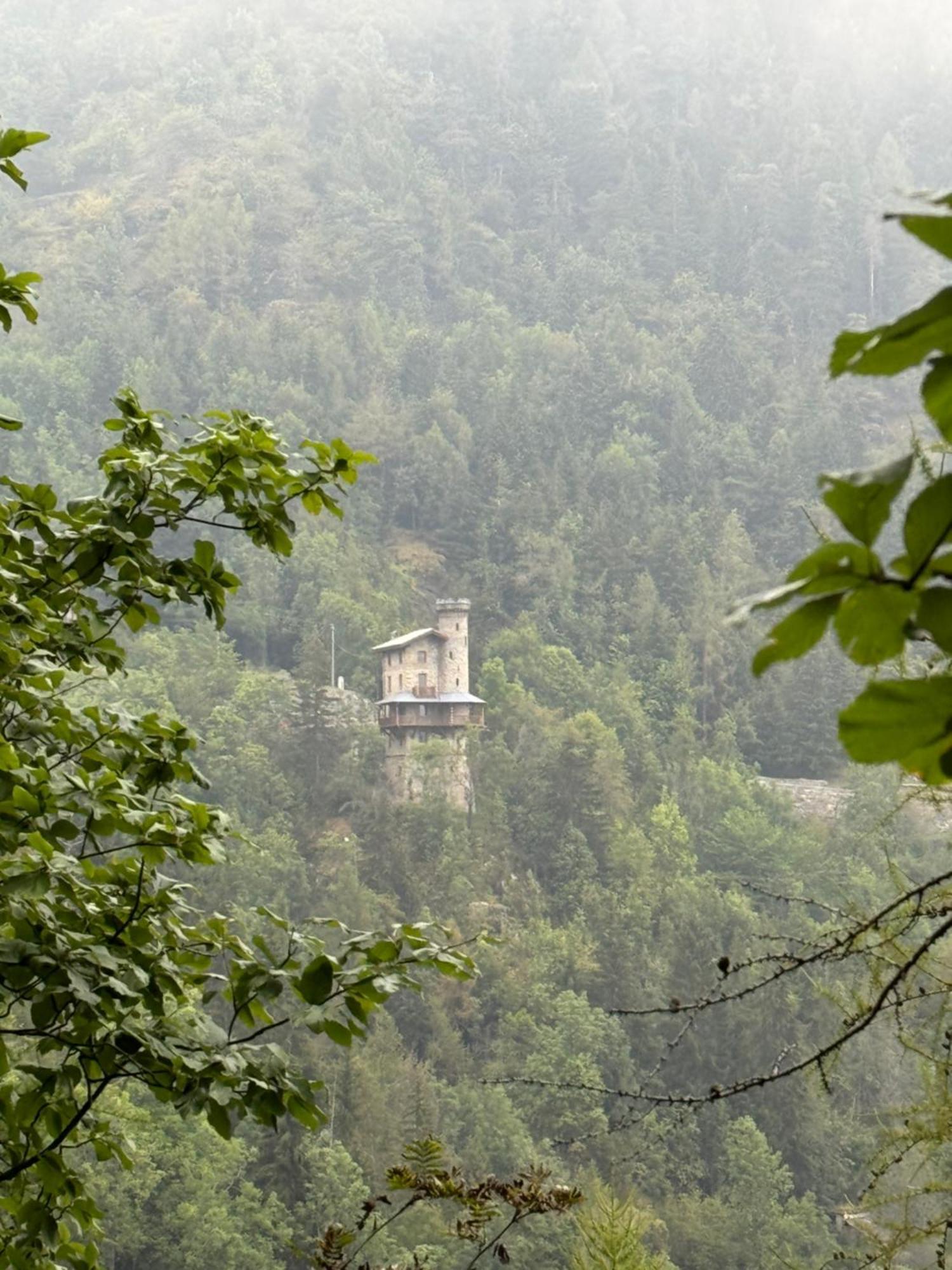 Il Castello Nel Bosco, Appartamento Torrente Champorcher Exteriör bild